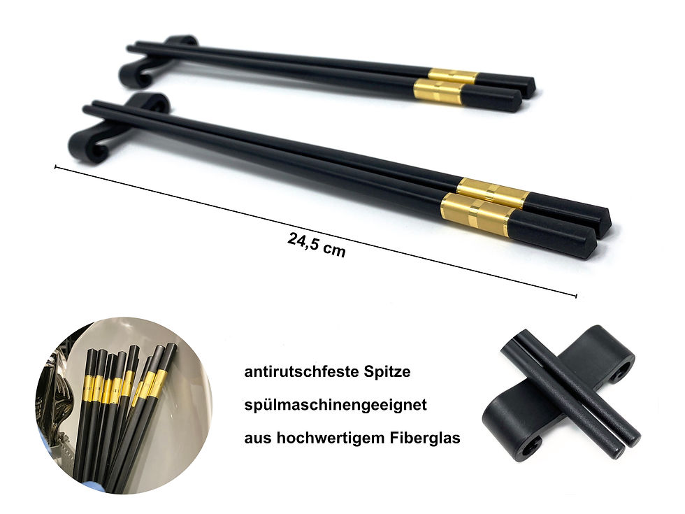 Miniaturbild: Essstäbchen / Chopsticks (Fiberglas Gold)