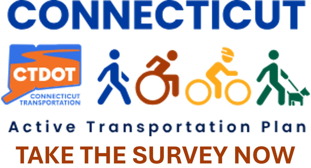 Banner image for the CT DOT Active Transportation Plan Survey