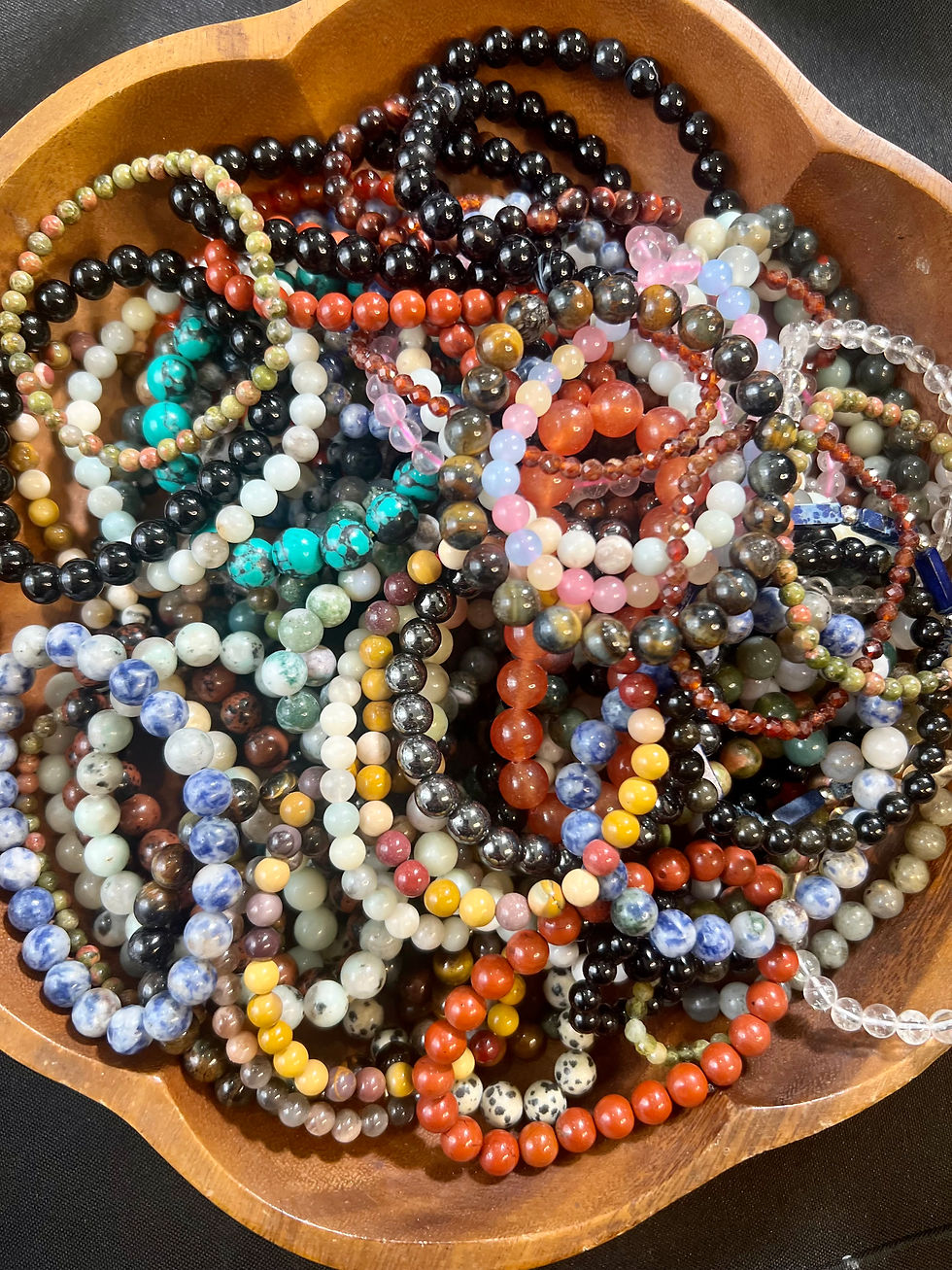 intuitive crystal bracelet pull