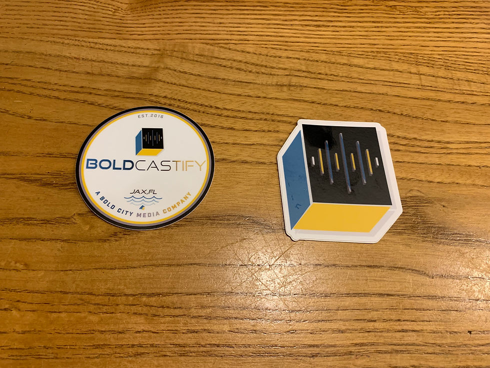Boldcastify Media Co. Stickers