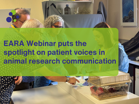 EARA Webinar puts the spotlight on patient voices in animal research communication