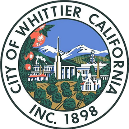 logotipo de la ciudad de Whittier, California.png
