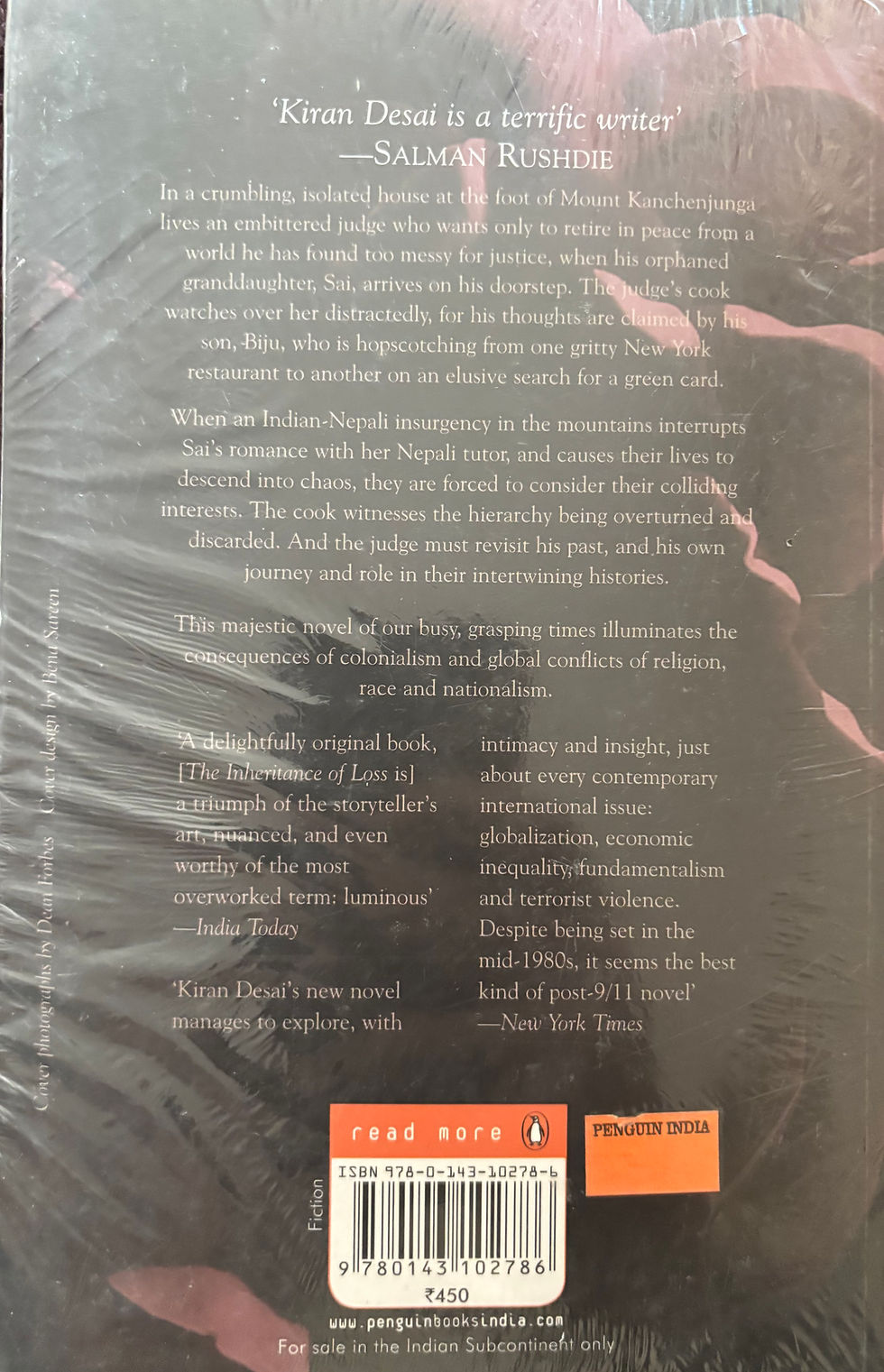 Thumbnail: The inheritance of loss- kiran Desai