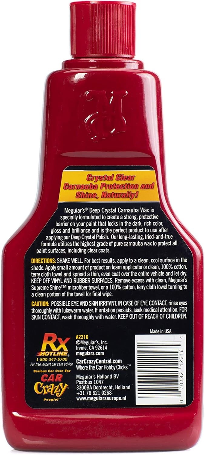 Thumbnail: Meguiar's Deep Crystal Carnauba Liquid Car Wax 16 oz Bottle