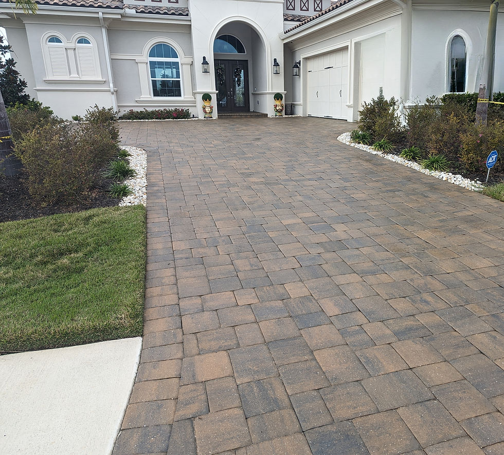 highland-park-driveway-brick-paver-sealing-after