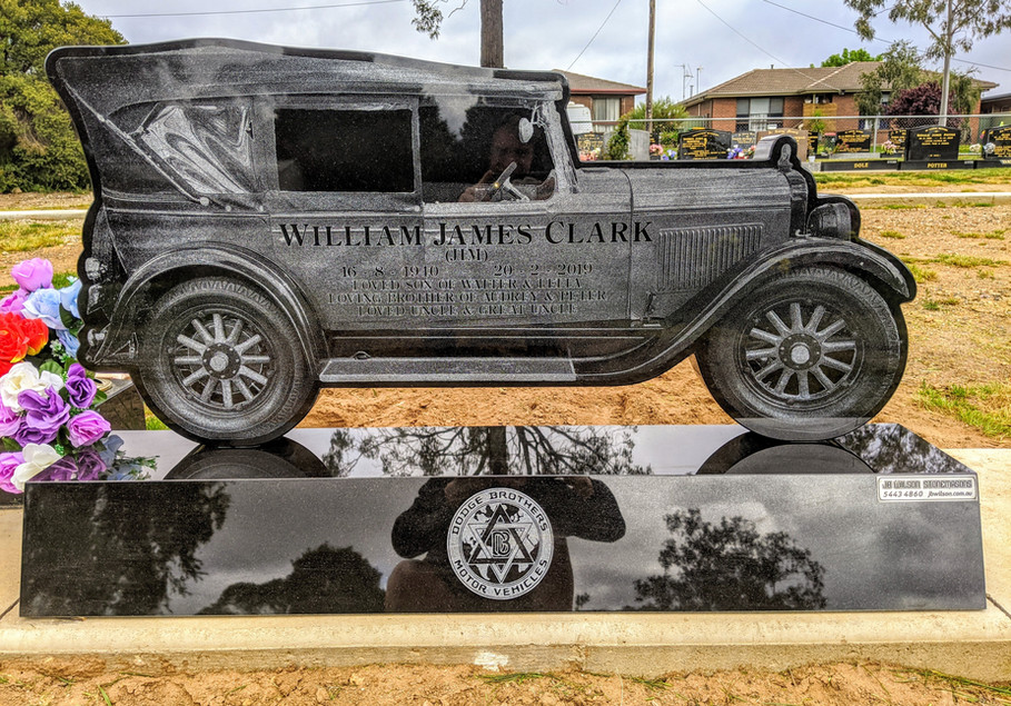 JB Wilson Stonemasons Custom Headstones Laser & Sandblasting options