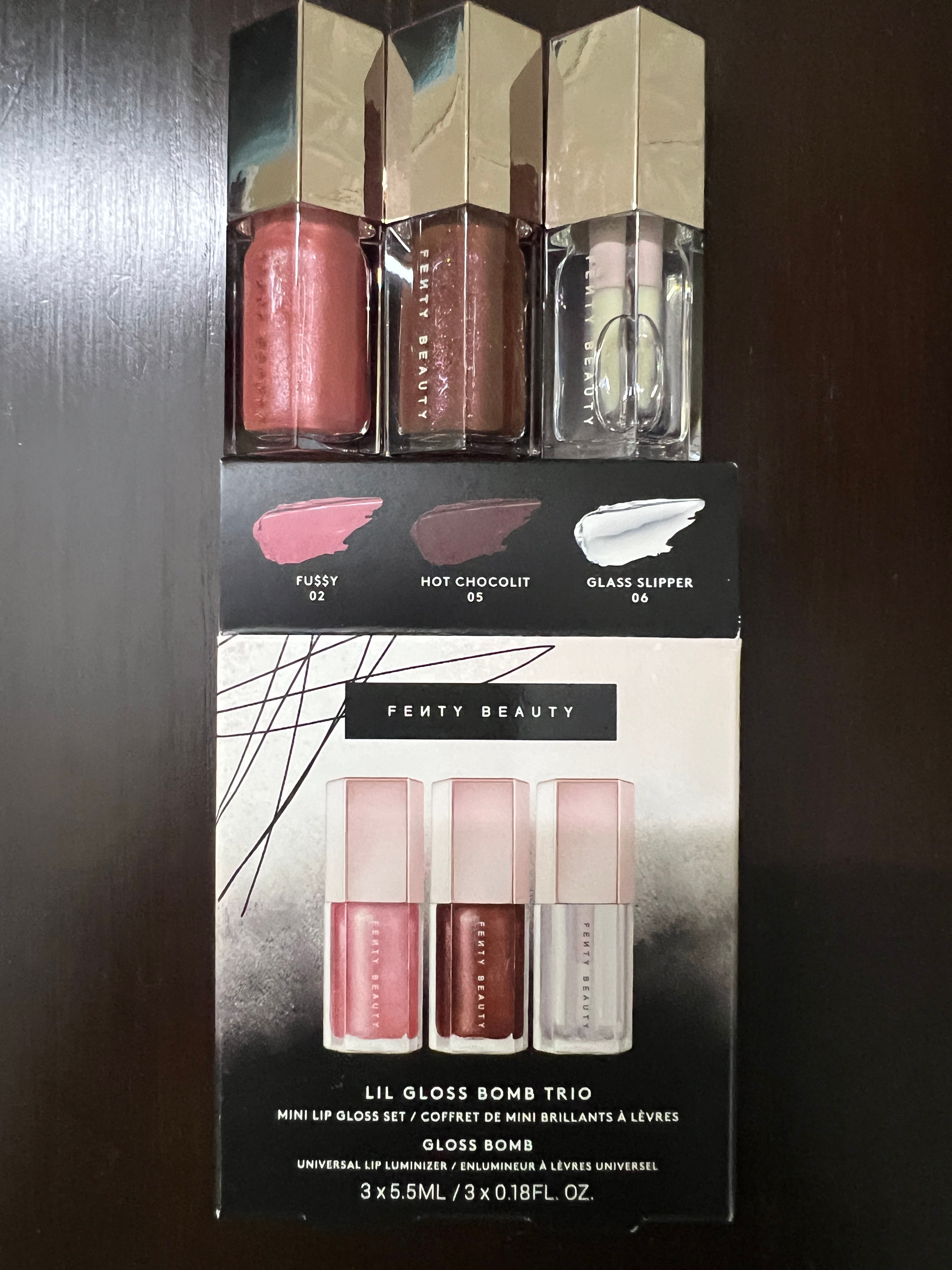 Fenty Beauty LIL' GLOSS BOMB TRIO MINI LIP GLOSS SET