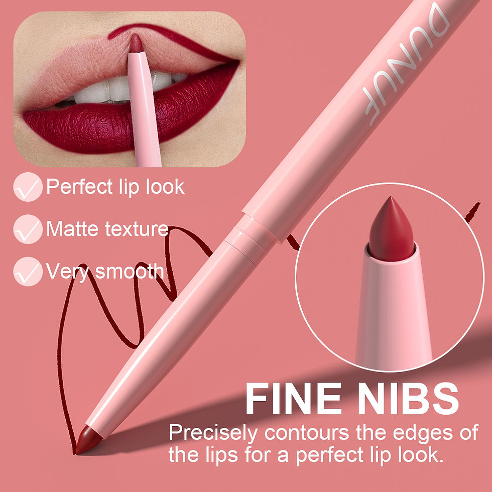 Thumbnail: 6pcs Lip Liner Pen Set Long-Lasting, Waterproof Sweatproof, Easy Coloring Non-fa