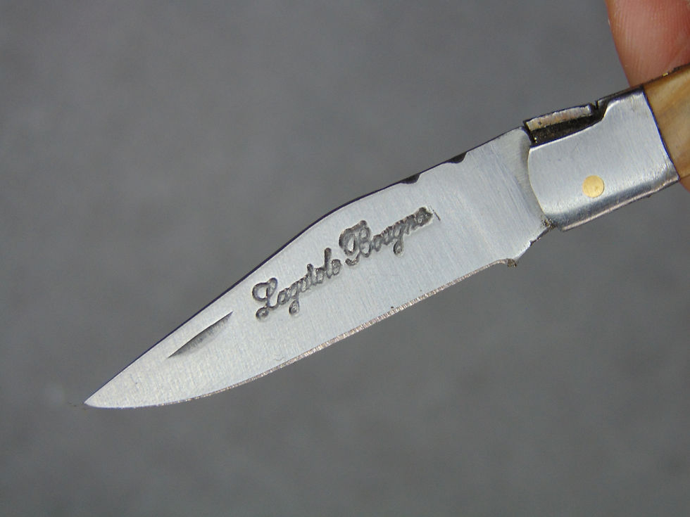 Miniature : COUTEAU DE POCHE PORTE-CLE LAGUIOLE BOUGNA AVEC TIRE BOUCHON