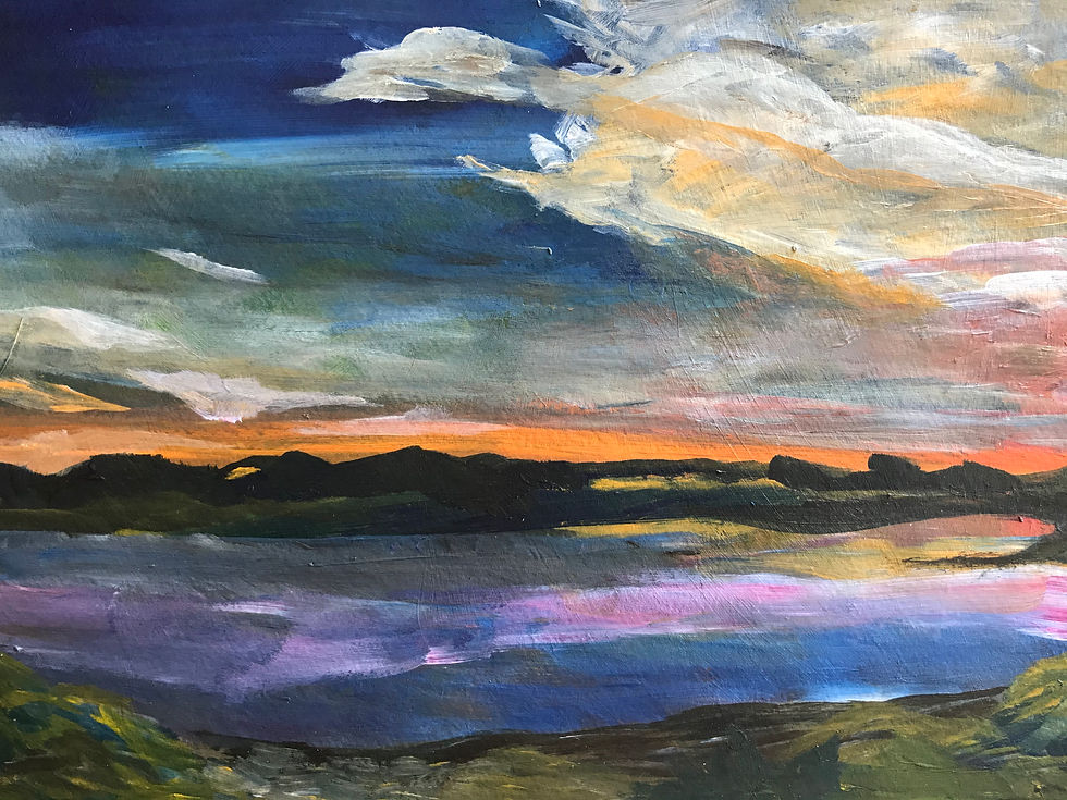 Portsmouth acrylic on watercolor paper 1