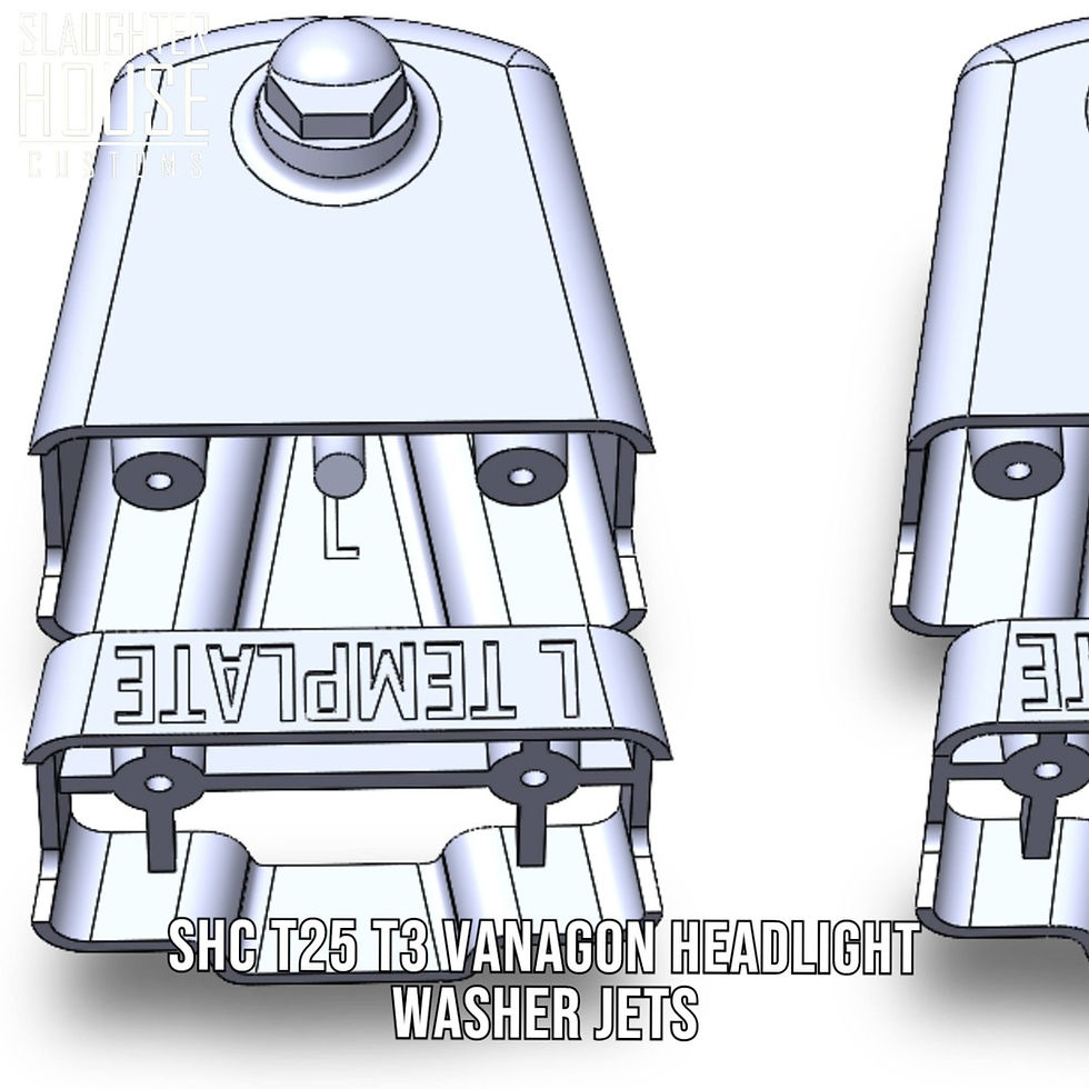 Thumbnail: SHC T25 T3 Vanagon Square Headlight Washer Jets