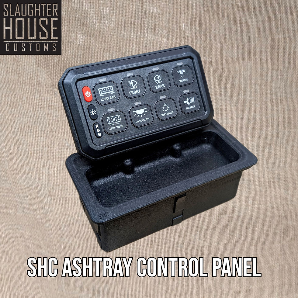 SHC Ashtray Control Panel - BARE Unit (No Electronics)
