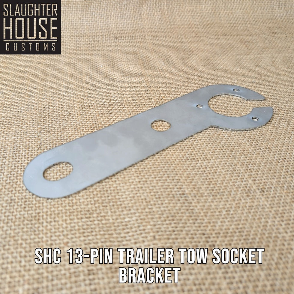 SHC 7 13-Pin Trailer Tow Socket Bracket (Stainless steel)