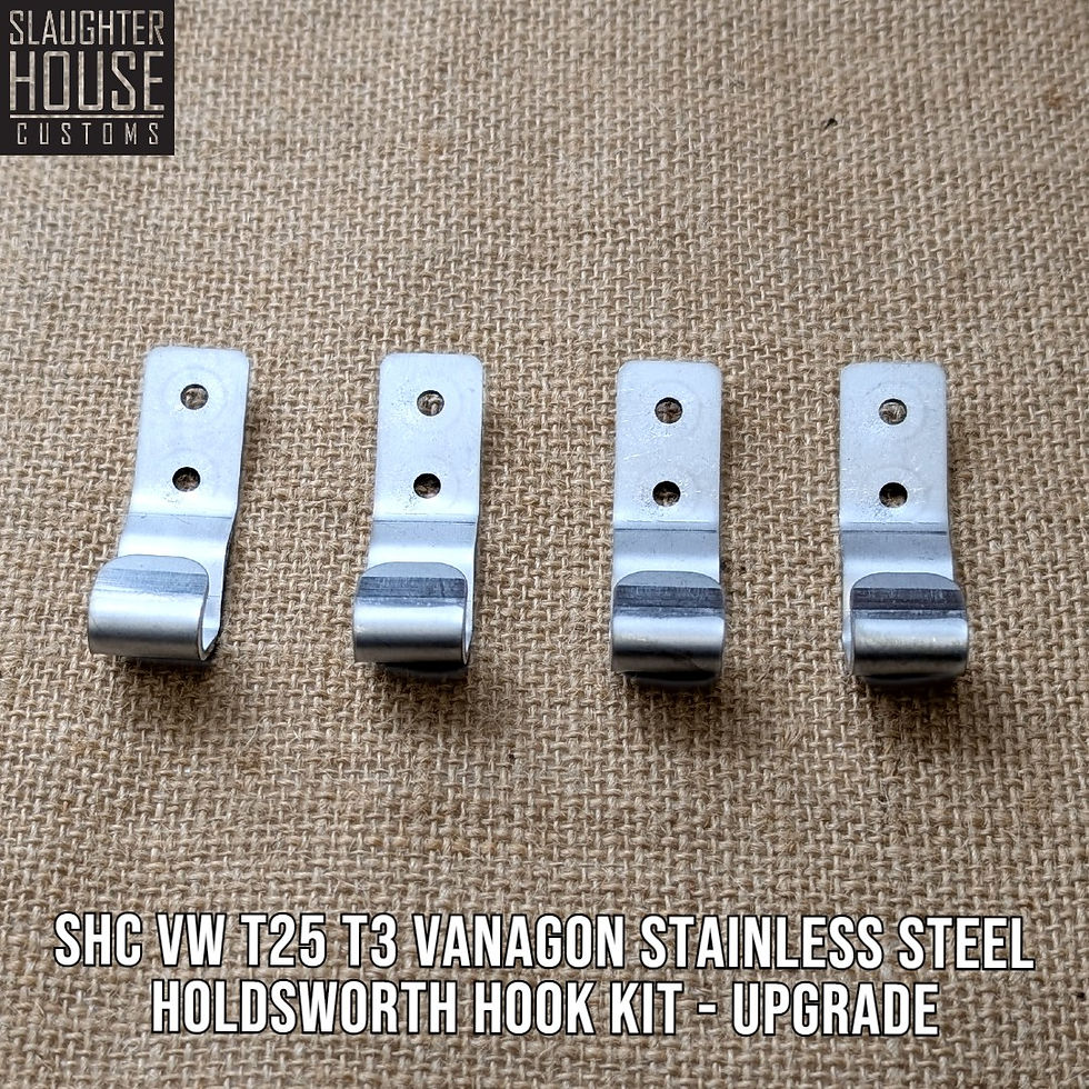 SHC VW T25 T3 Vanagon Stainless Steel Holdsworth Hook Kit - UPGRADE