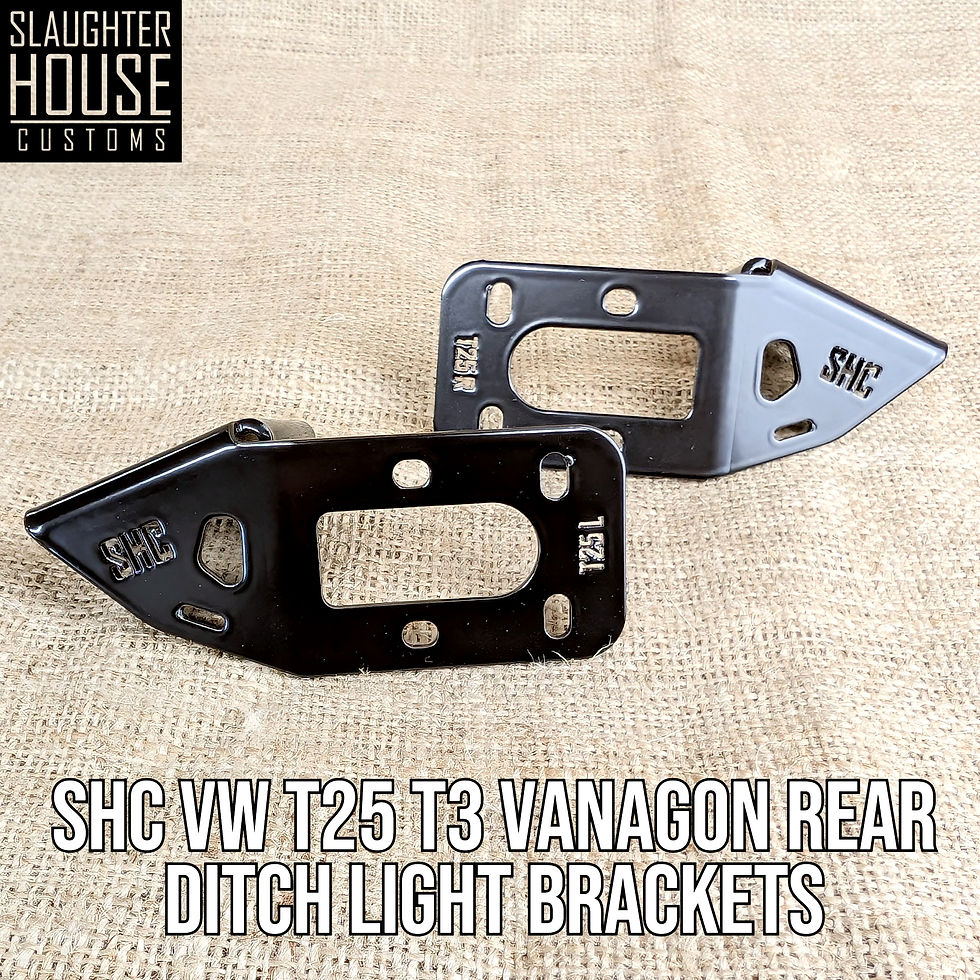Thumbnail: SHC VW T25 T3 Vanagon Rear Ditch Light Brackets PAIR
