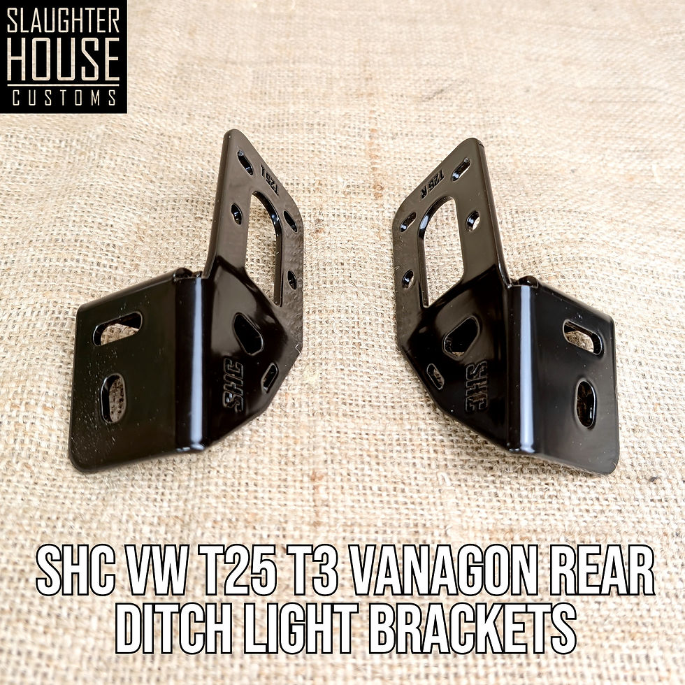 SHC VW T25 T3 Vanagon Rear Ditch Light Brackets PAIR