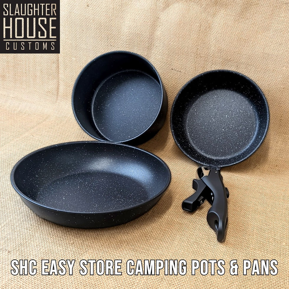 SHC Easy Store Camping Pots & Pans