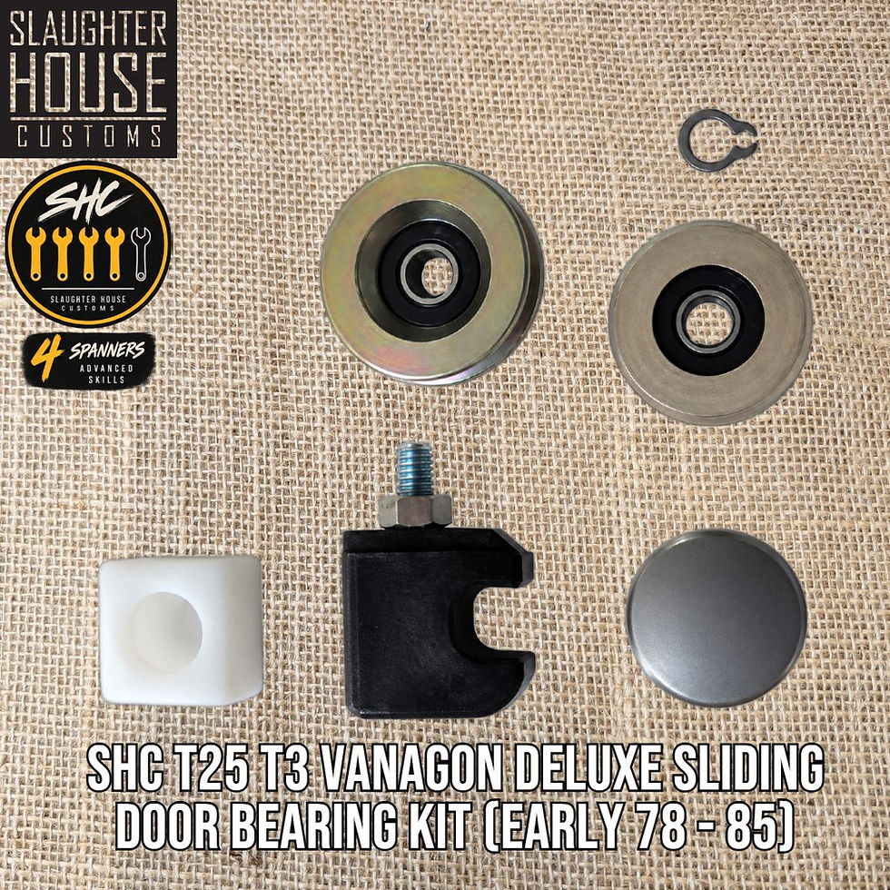 SHC T25 T3 Vanagon Deluxe Sliding Door Bearing Kit (Early 78 - 85)