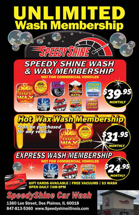 Unlimited Wash Club Membership Flyers Created by The Agency At ICS