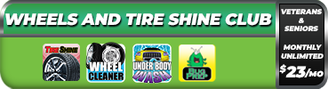 Wheels & Tire Shine Wash Club