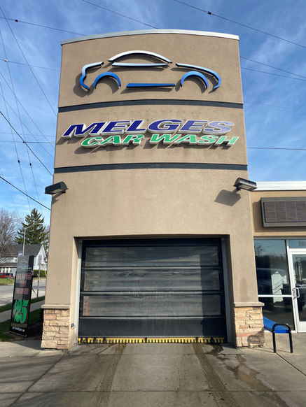 Tunnel at Melges Car Wash.
