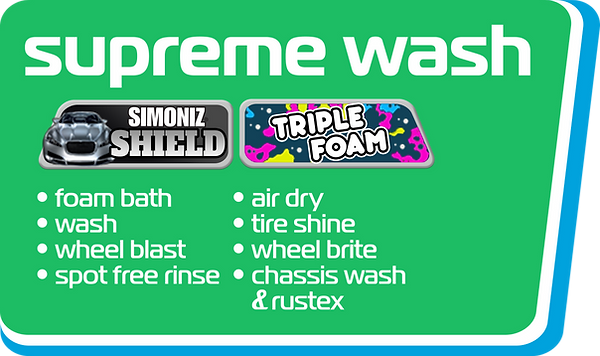 Supreme wash at Shammy Shine!