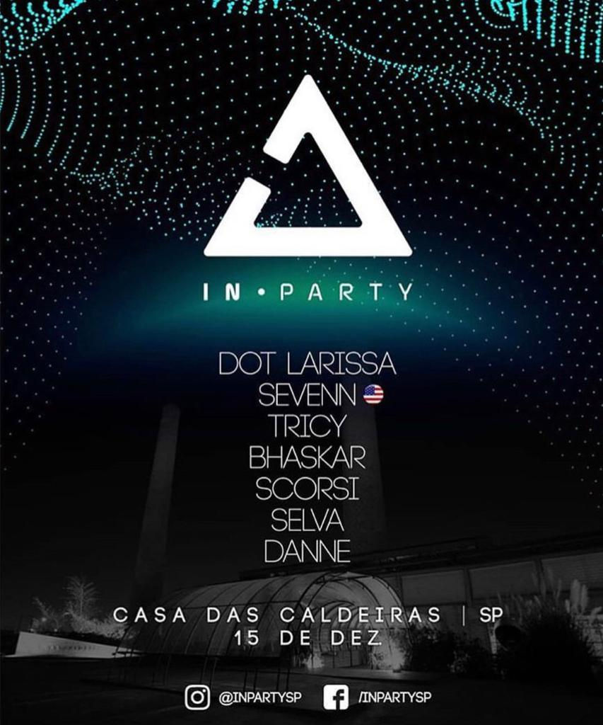 Pré Cadastro • 15/12 - In Party - Casa das Caldeiras - ® #mdaccula 