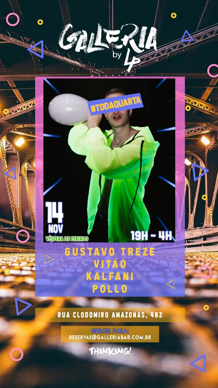 14/11 - Galleria Bar - Lista Quarta