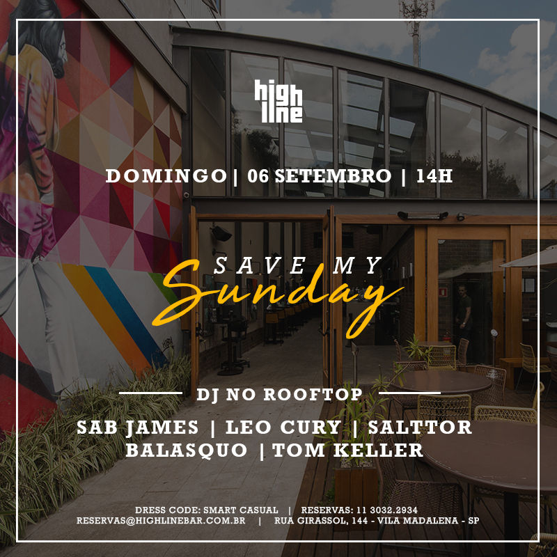 06/09 - Lista Social Unissex - Highline Bar