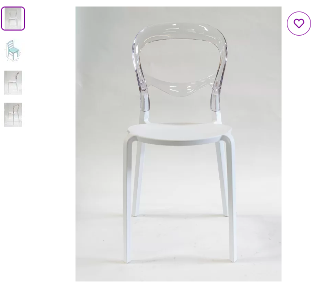 Ackermann Transparent Minori Dining Chair
