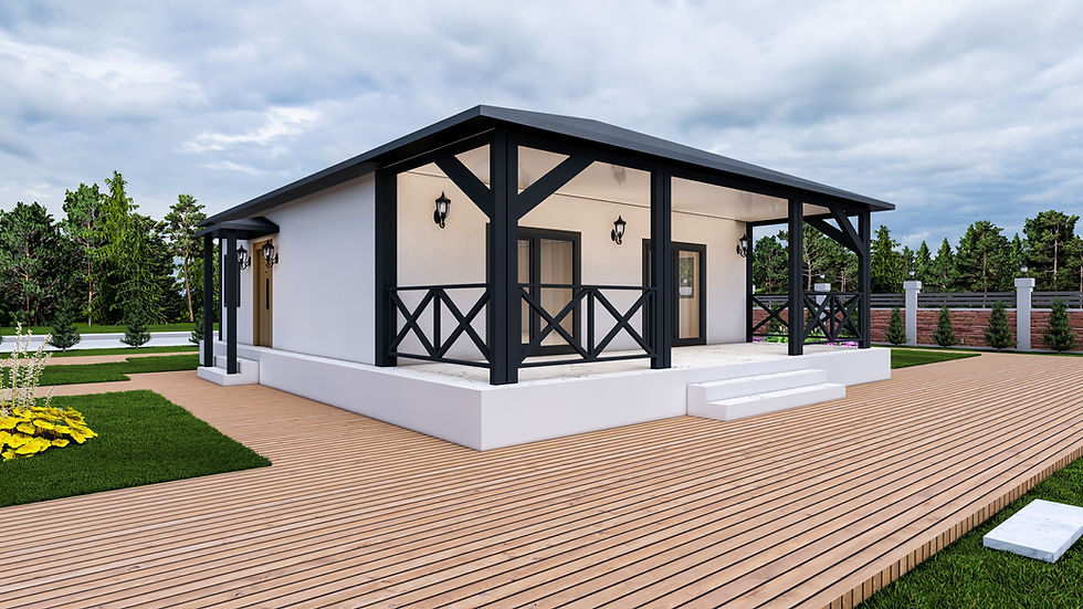 Küçük resim: 100 M2 TEK KATLI ÇELİK EV