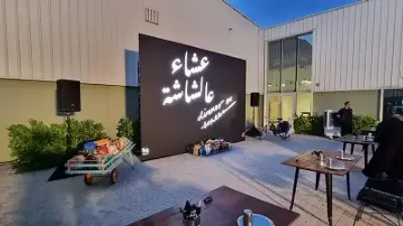 LED screen rental at Mina Abu Dhabi with high-resolution display setup for corporate events and live presentations