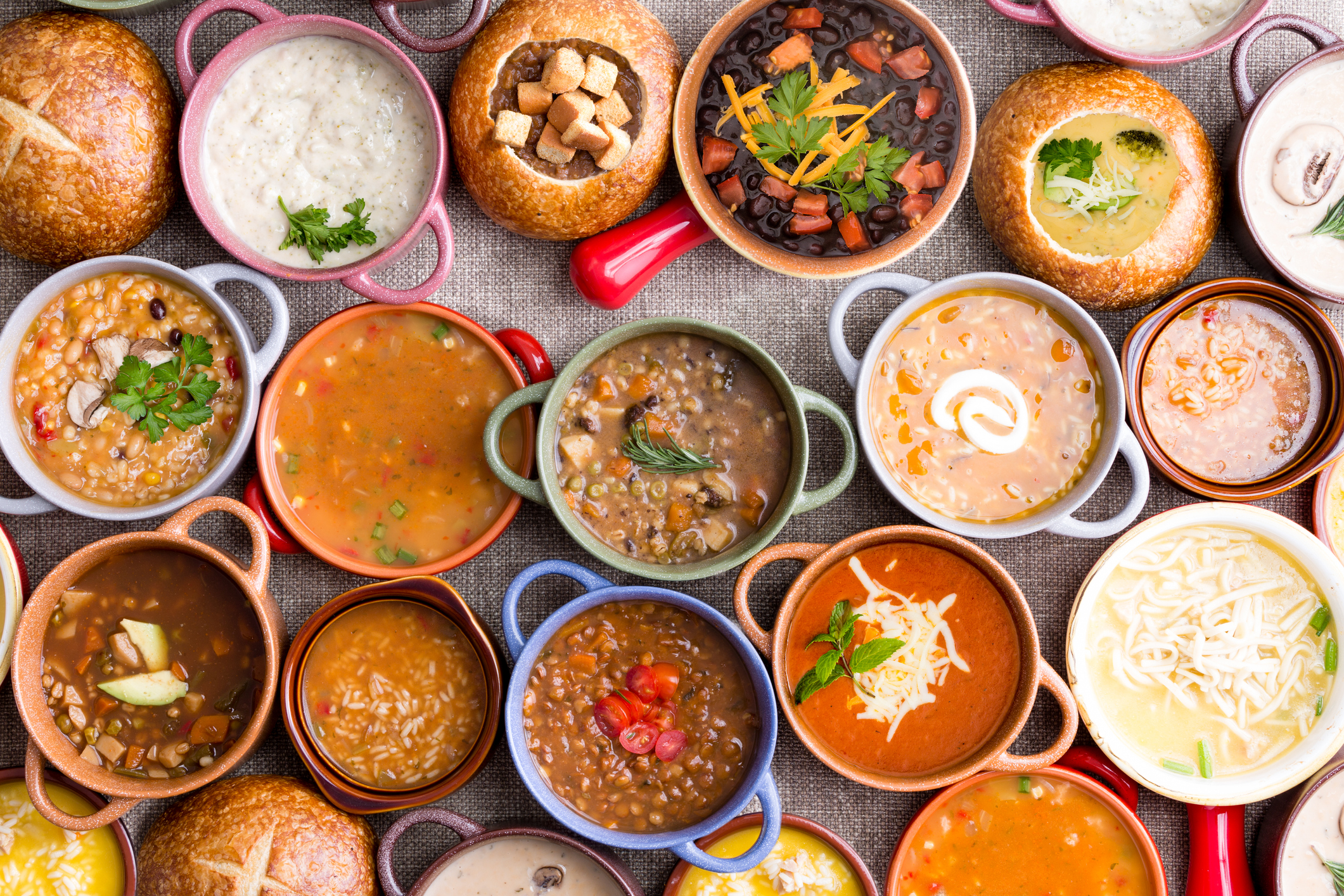 Arranged Food and Objects