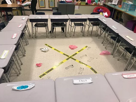 Room Transformation: A "Crime Scene" at New Garden