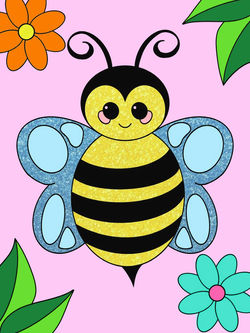 Glitter Bee