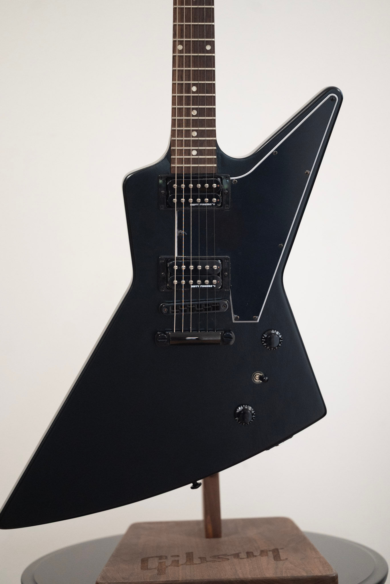 2019 Gibson USA Explorer B2 in Satin Black - Dirty Fingers