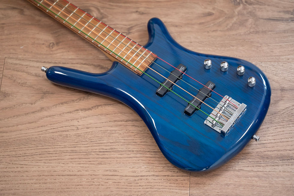 Thumbnail: 2008 Rock Bass by Warwick Corvette in Trans Blue