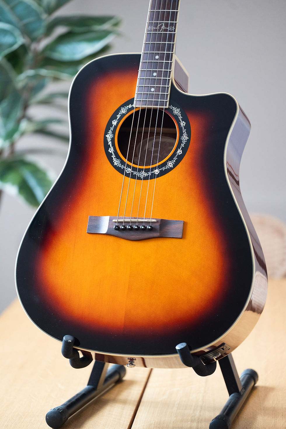 Thumbnail: 2013 Fender T Bucket 100CE Acoustic - Vintage Sunburst