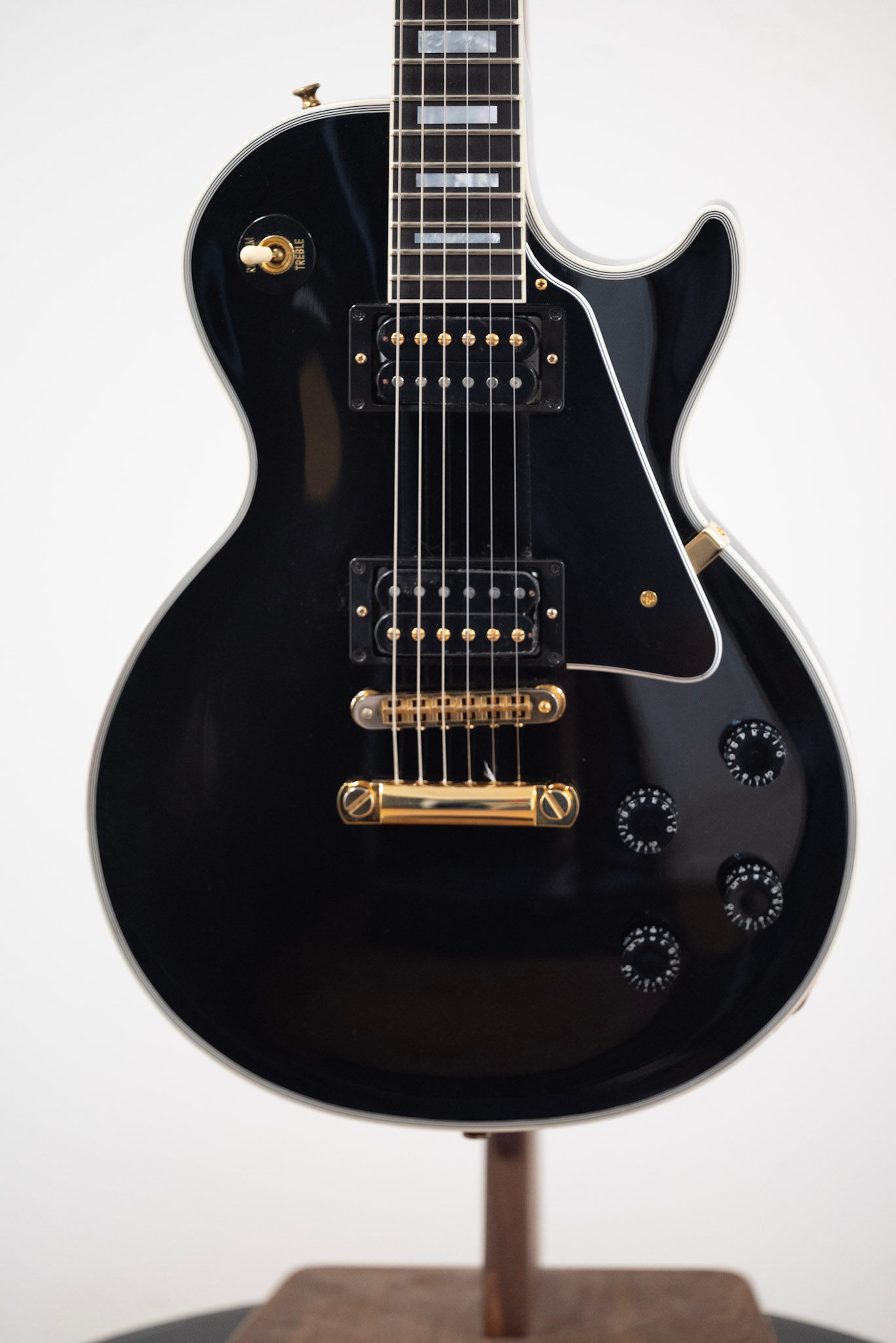 2012 Gibson Custom Les Paul Custom - Ebony & Gold