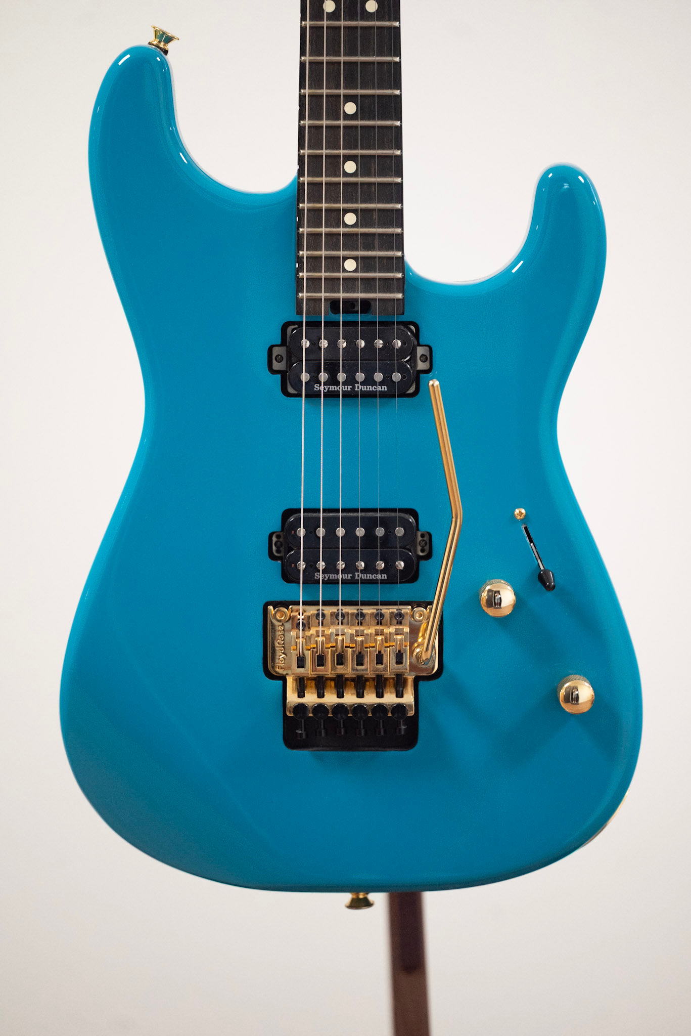 2021 Charvel Pro Mod San Dimas Style 1 HH FR in Miami Blue