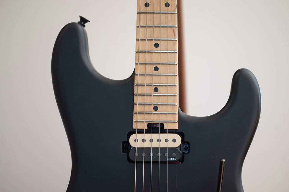 Thumbnail: 2022 Charvel Jim Root Signature Pro-Mod San Dimas Style 1 Black Satin