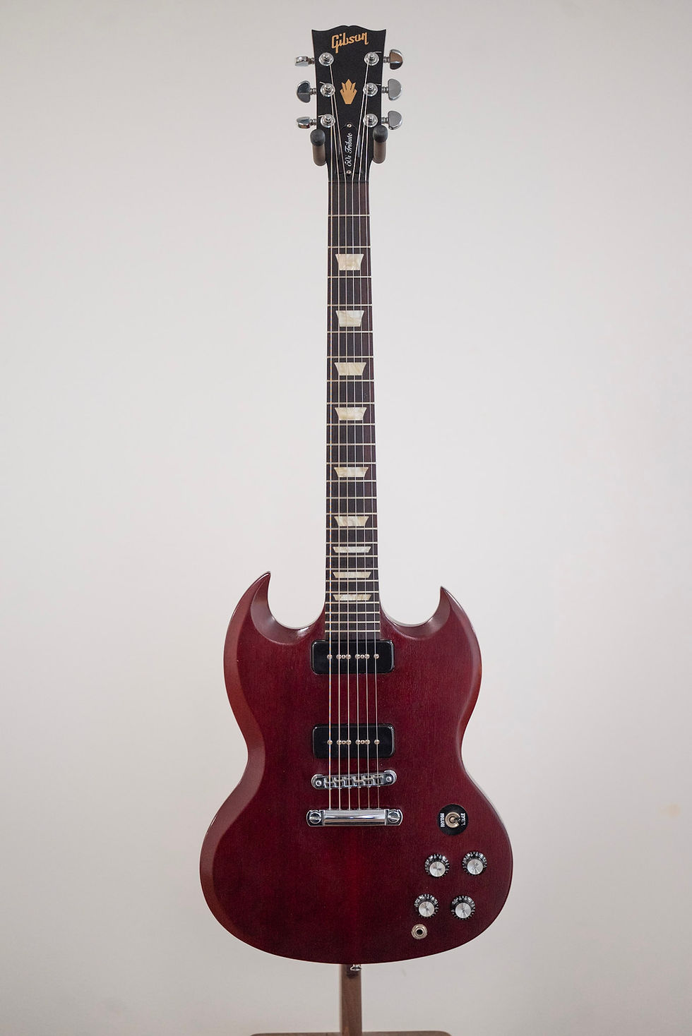Thumbnail: 2013 Gibson USA SG 50s Tribute P90 Prototype in Cherry Red