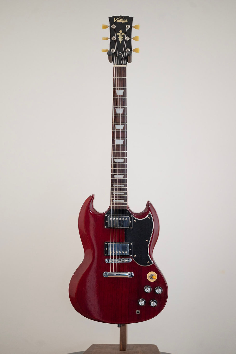 Thumbnail: Vintage VS6 SG Style in Cherry Red - Upgraded