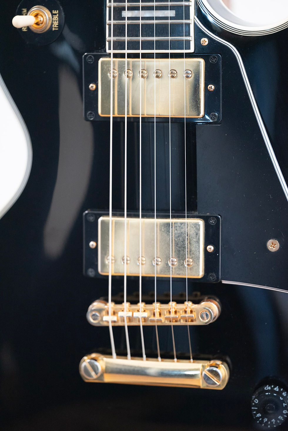 Thumbnail: 2023 Epiphone Les Paul Custom Ebony & Gold