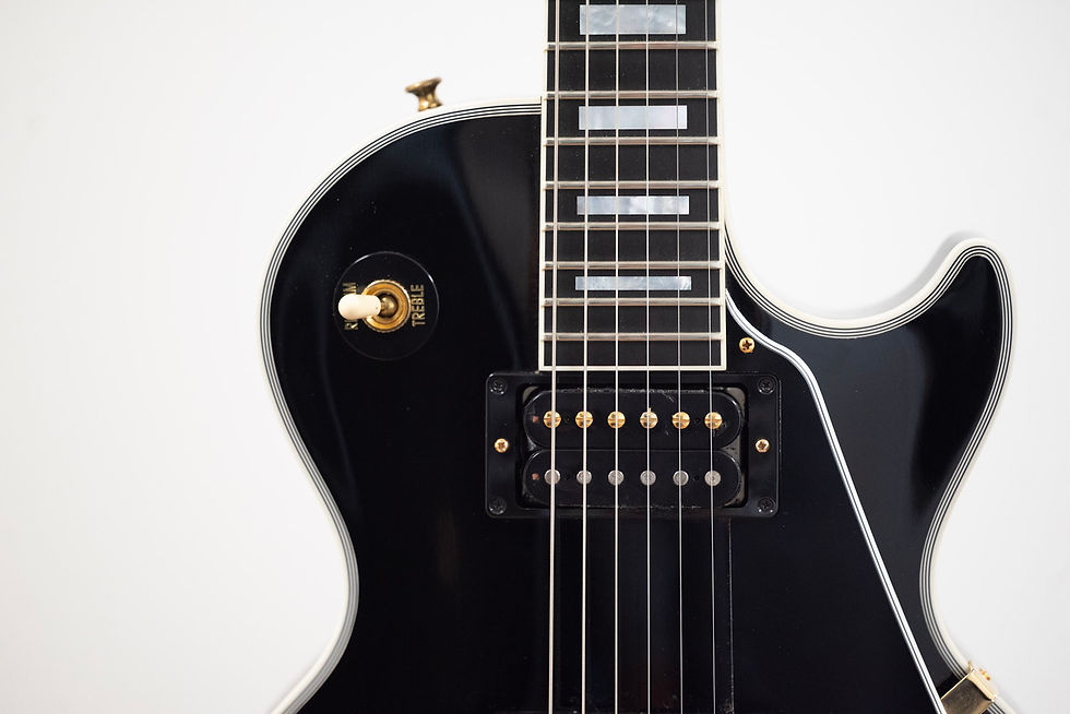 Thumbnail: 2012 Gibson Custom Les Paul Custom - Ebony & Gold