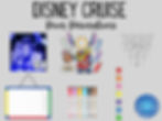 Disney Cruise door decorations with a Disney Villains theme featuring a villains fish extender, purple string lights, poison-themed garland, magnetic hooks, villain magnets, and Halloween cruise stateroom decorating ideas.