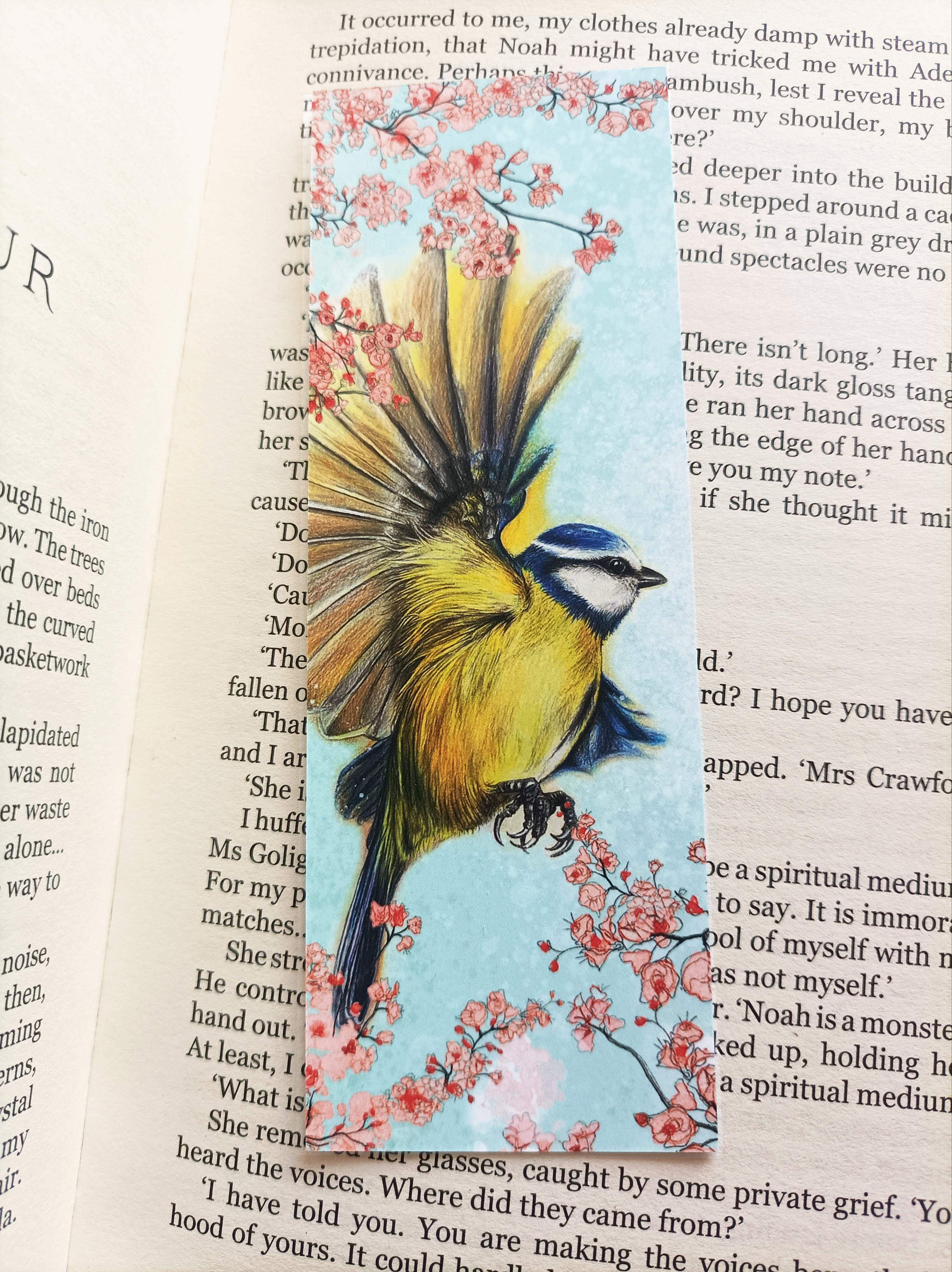 Blue Tit Bookmark