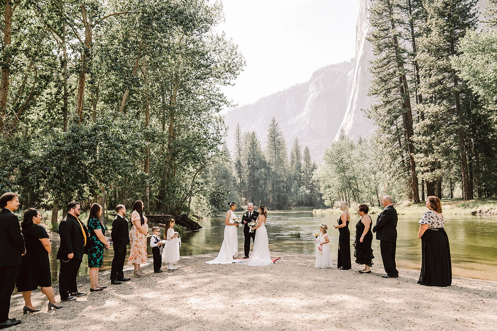 Intimate Yosemite Wedding with Family