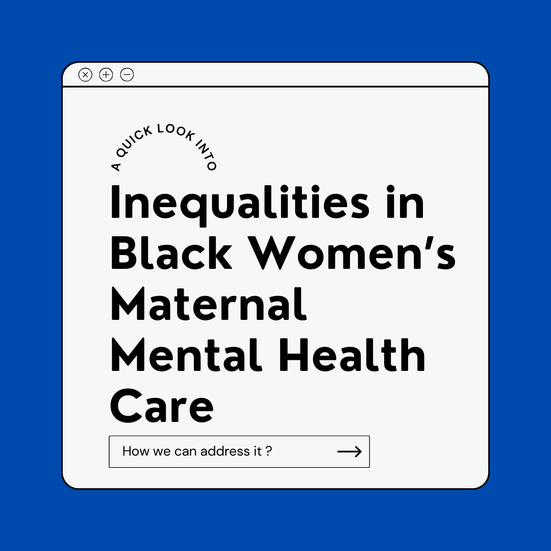 Inequalities in black women's maternal mental health care