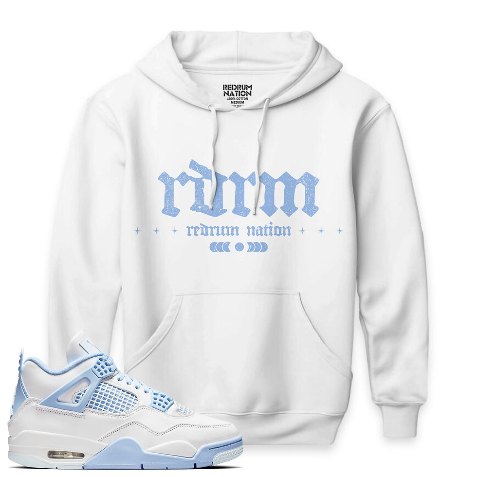 Thumbnail: Forget Me Not 4 Renaissance Pullover Hoodie
